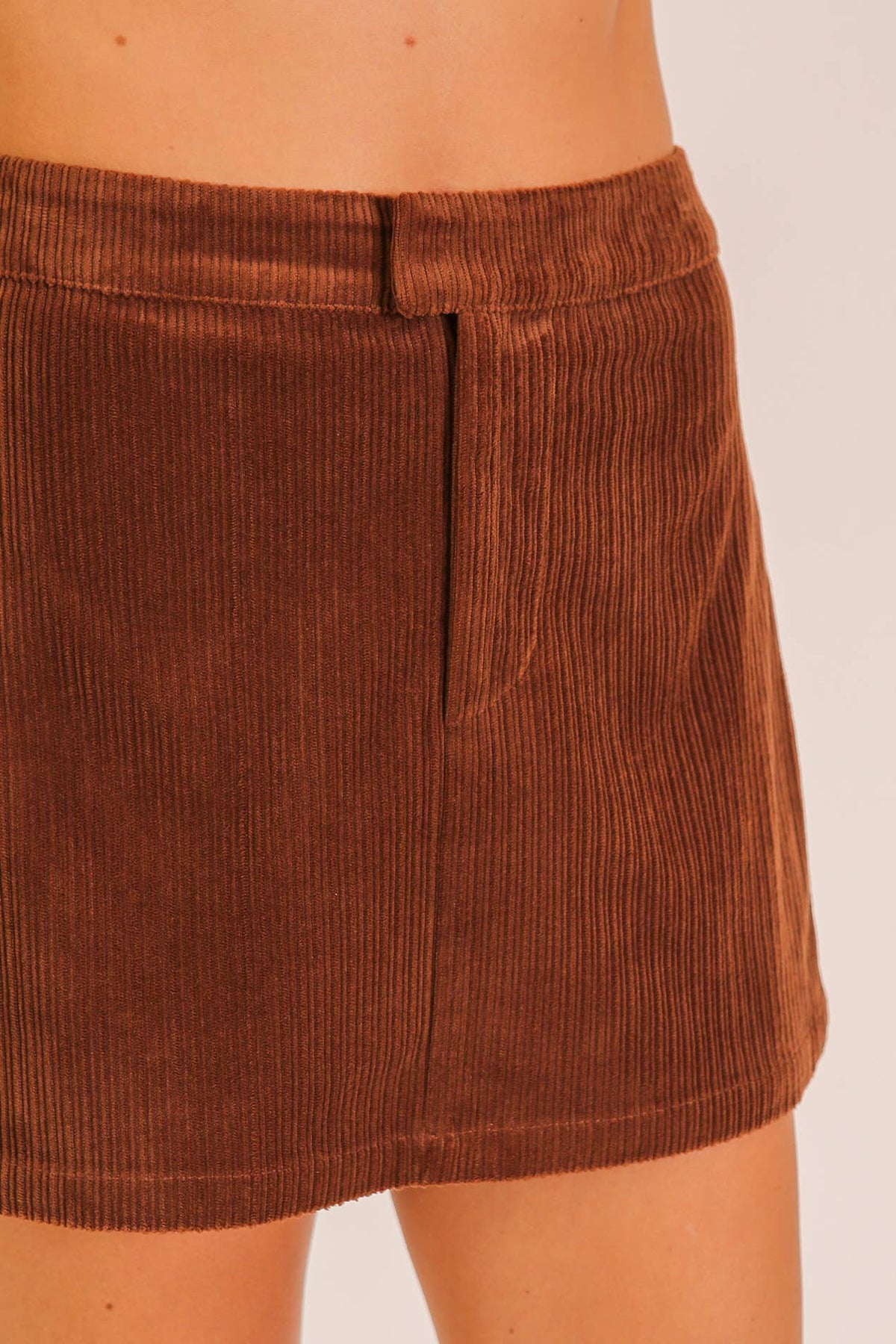 The Chestnut Corduroy Skirt