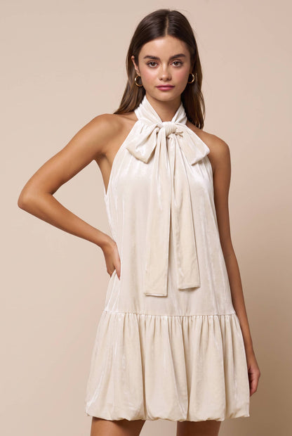 The Champagne Wishes Mini Dress
