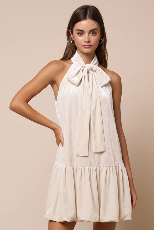 The Champagne Wishes Mini Dress