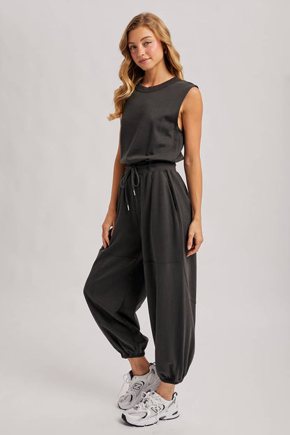 Off Duty Jogger Set- Black
