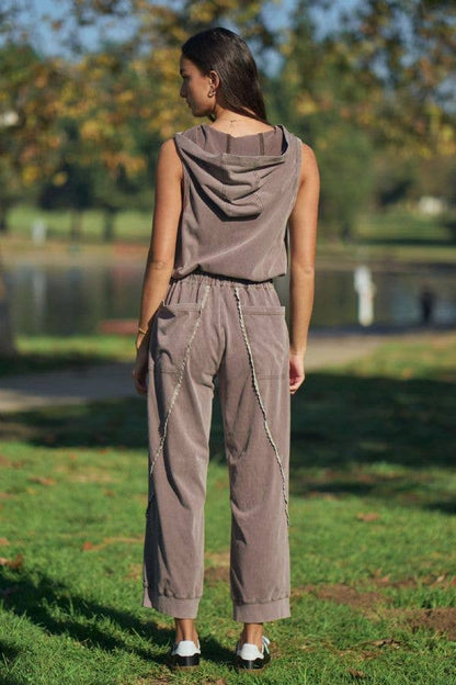 On The Go Hooded Jumpsuit