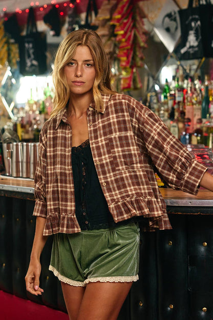 Autumn Edit Plaid Top