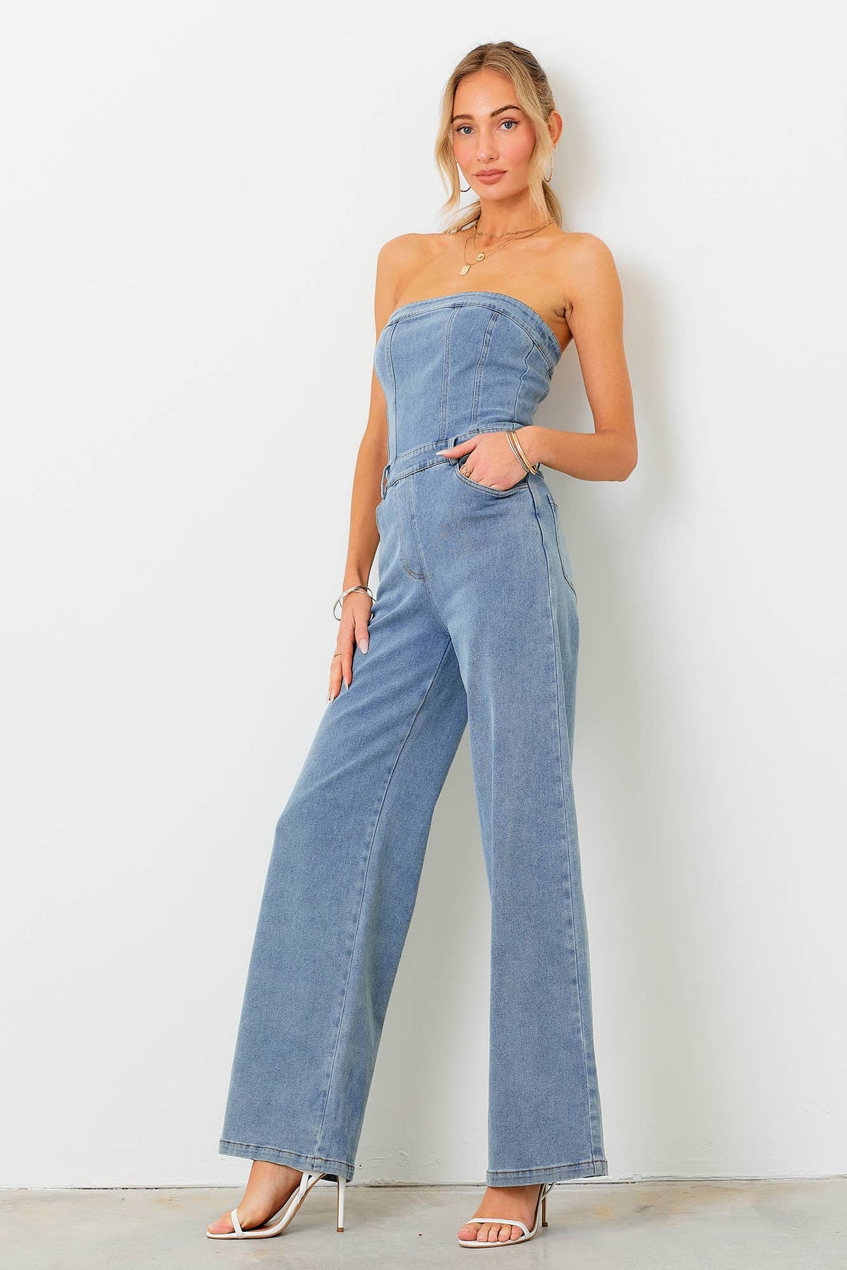 The Darling Denim Jumpsuit