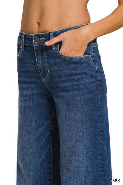 Zenana Classic Wide Leg Jeans