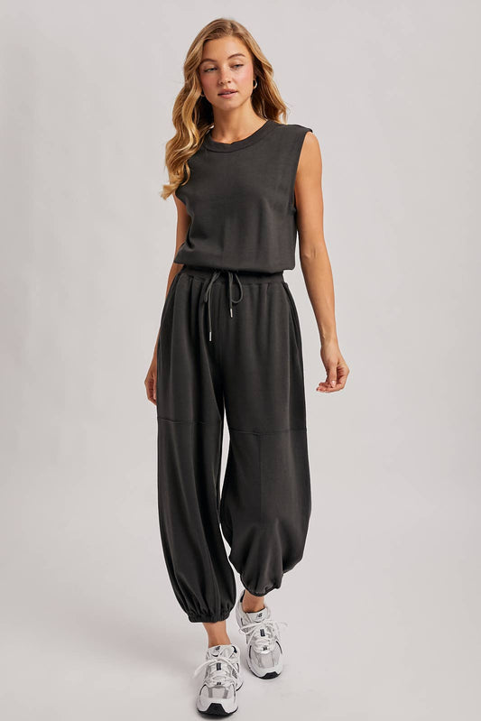 Off Duty Jogger Set- Black