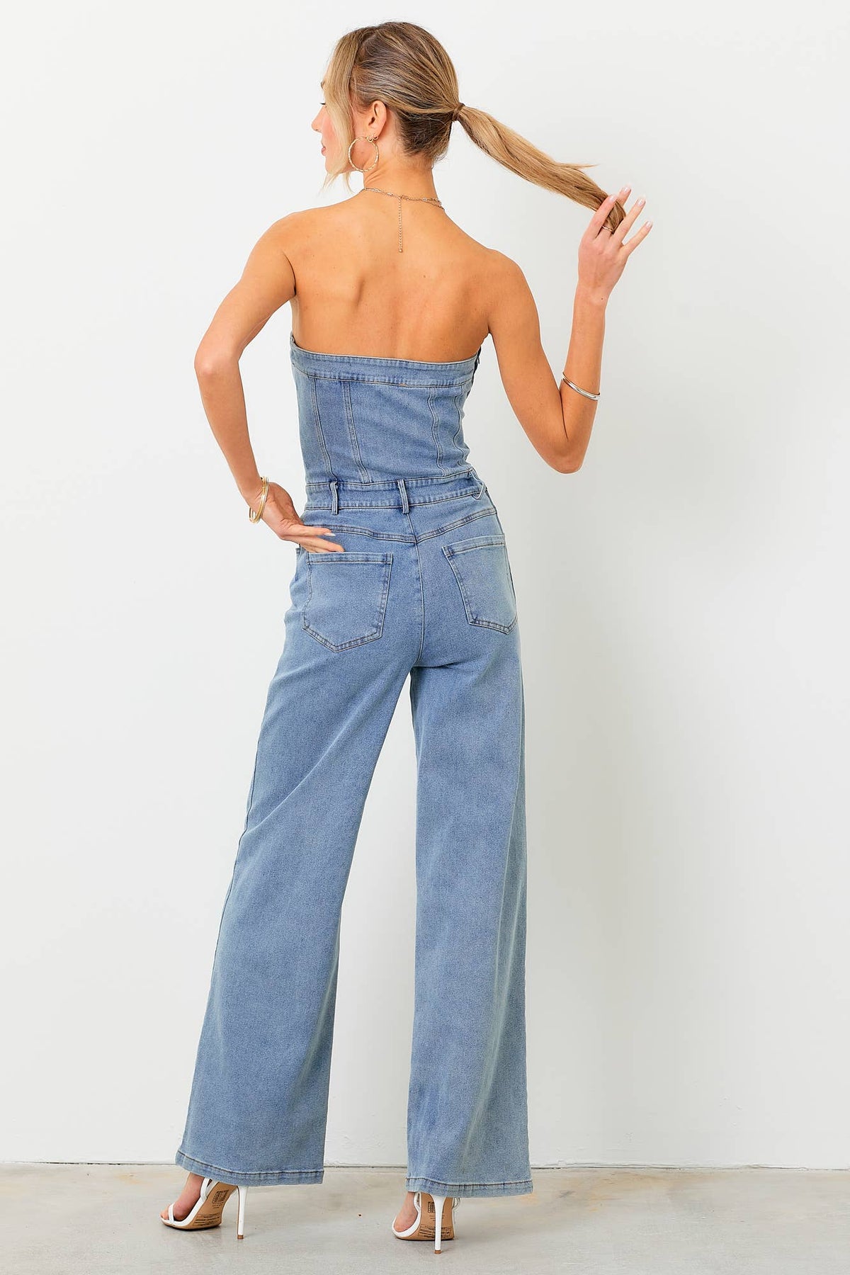 The Darling Denim Jumpsuit