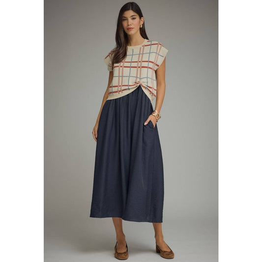 The Blue Plaid Mini Dress