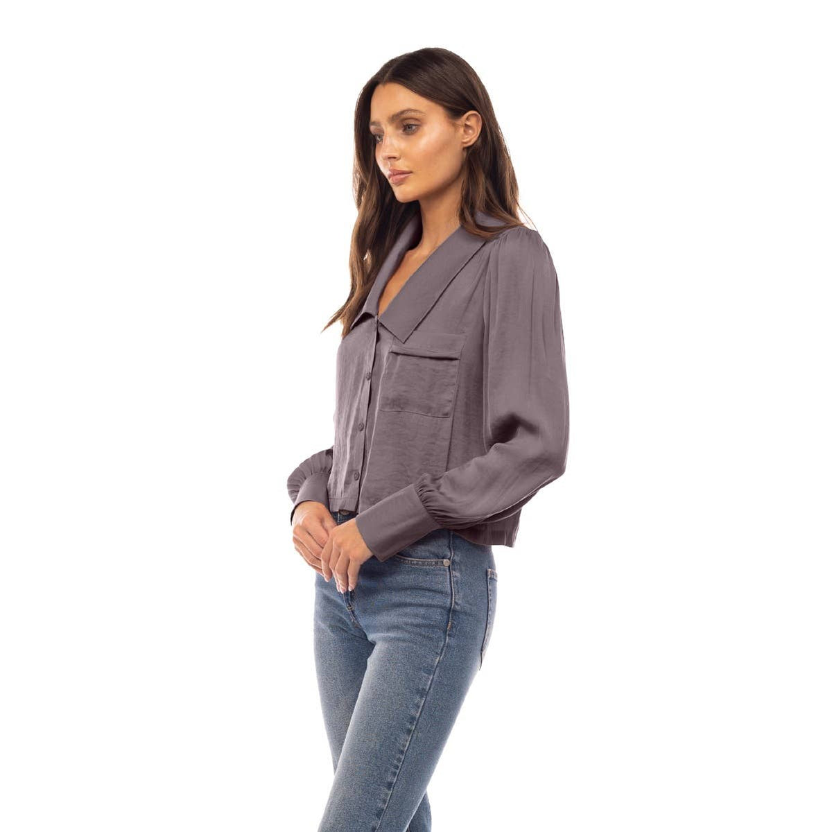 The Smoke Mauve Blouse