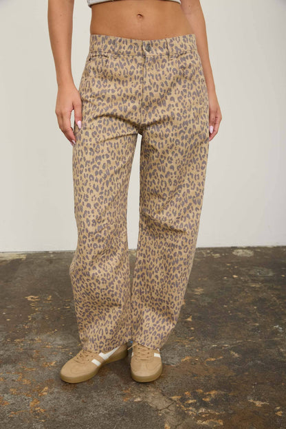 The Wild Side Leopard Jeans