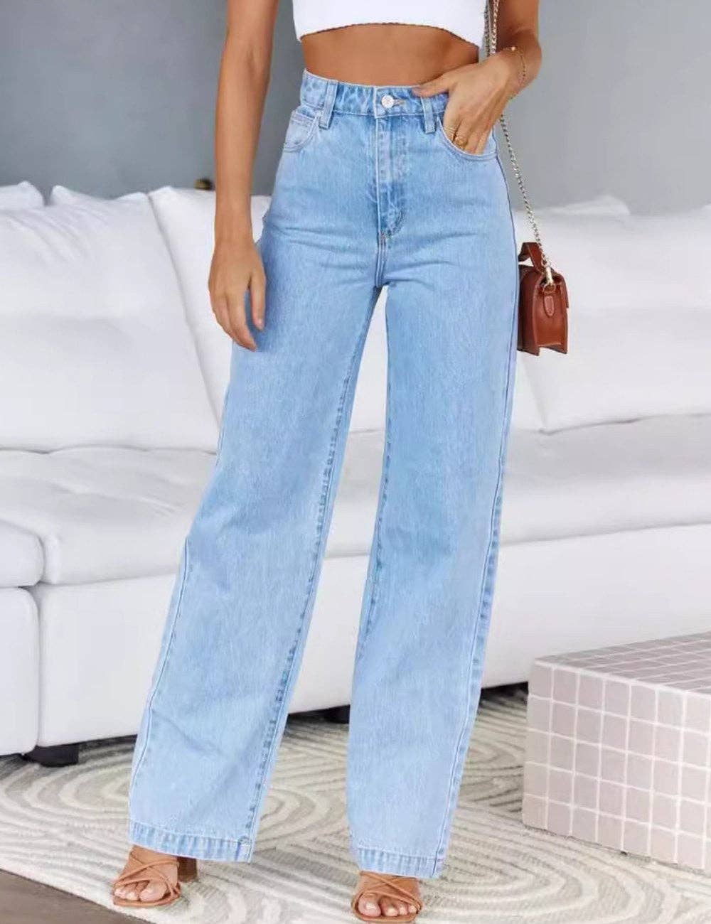 The Easy Street Wide Leg Jeans